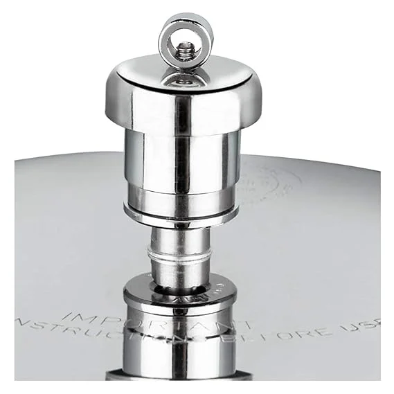 Stainless Steel Handi Pressure Cooker 6.5 L | Sandwich Bottom| Induction Base| Family Cooking| Durable & Easy to Clean image 5