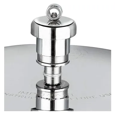 Stainless Steel Handi Pressure Cooker 6.5 L | Sandwich Bottom| Induction Base| Family Cooking| Durable & Easy to Clean thumbnail 4