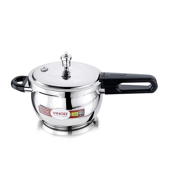 Stainless Steel Handi Pressure Cooker 6.5 L | Sandwich Bottom| Induction Base| Family Cooking| Durable & Easy to Clean image 1