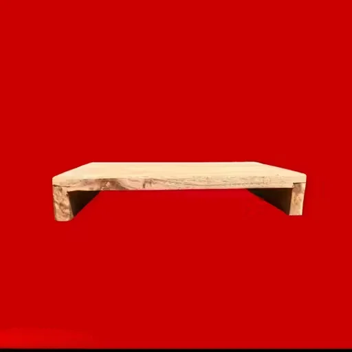 Handcrafted Wooden Pooja Stand Chowki for Home Mandir Durable Solid Wood Temple Stand for Idols Daily Worship Traditional Puja Platform image 2