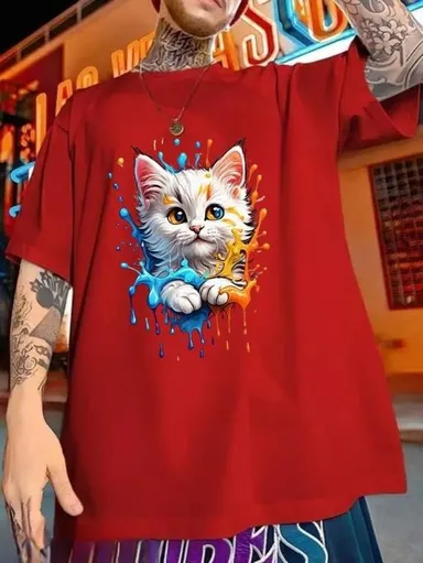 Cotton Printed T-Shirts for Men| L thumbnail 0