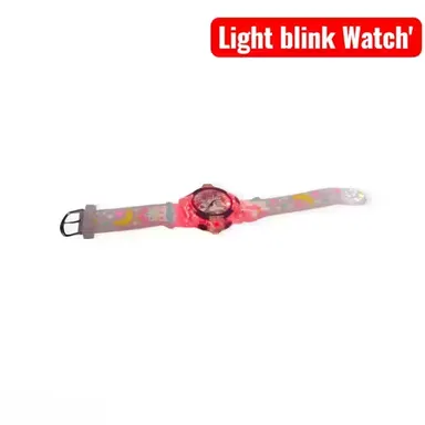 LED Waterproof Digital Wrist Watch for Women Girls with Synthetic Strap Round Dial Fashion Sports Timepiece Casual Everyday Wear thumbnail 3
