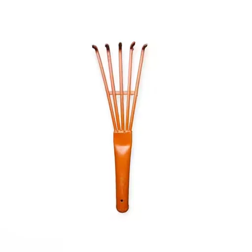 Heavy-Duty Garden Hand Rake Tool for Soil Loosening, Weeding, Ground Cultivation and Cleaning | Ergonomic Hand-Held Soil Aerator + Gardening Cultivator Tool for Small Garden, Balcony and Yard image 1