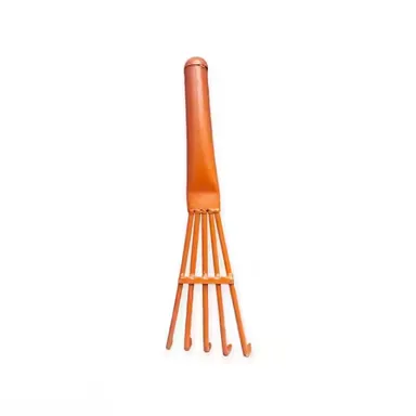Heavy-Duty Garden Hand Rake Tool for Soil Loosening, Weeding, Ground Cultivation and Cleaning | Ergonomic Hand-Held Soil Aerator + Gardening Cultivator Tool for Small Garden, Balcony and Yard thumbnail 1
