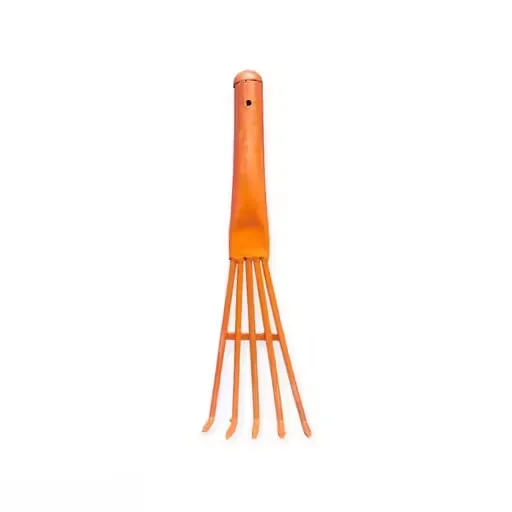 Heavy-Duty Garden Hand Rake Tool for Soil Loosening, Weeding, Ground Cultivation and Cleaning | Ergonomic Hand-Held Soil Aerator + Gardening Cultivator Tool for Small Garden, Balcony and Yard image 3