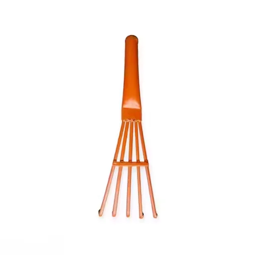 Heavy-Duty Garden Hand Rake Tool for Soil Loosening, Weeding, Ground Cultivation and Cleaning | Ergonomic Hand-Held Soil Aerator + Gardening Cultivator Tool for Small Garden, Balcony and Yard image 4