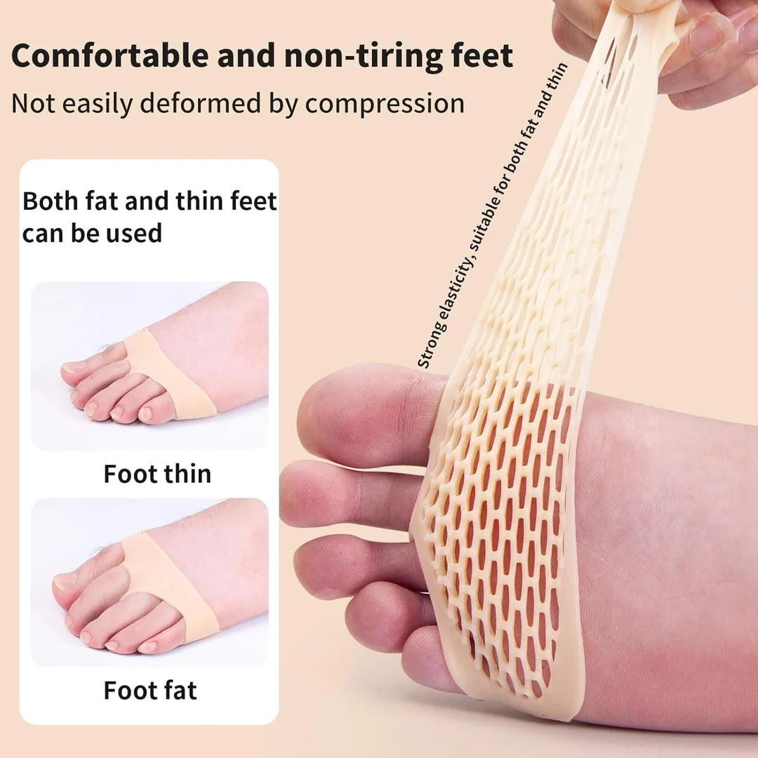 Silicone Gel Heel Pad Socks | Anti‑Crack Dry Cracked Heel Relief Cushion for Men Women | Heel Swelling & Pain Repair image 4