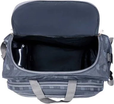 Strolley Duffel Bag 80 L |  Unisex expandable waterproof polyester lightweight duffel bag | Large capacity Grey  thumbnail 1