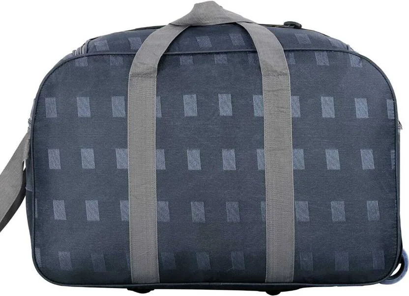 Strolley Duffel Bag 80 L | Unisex expandable waterproof polyester lightweight duffel bag | Large capacity Grey image 4