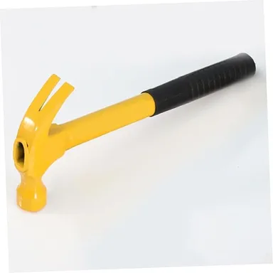 Heavy Duty 16 oz Curved Claw Hammer with Fiberglass Handle | Shock Absorbing Grip | Smooth Face Carpenter Hammer for Woodworking, Home Repair & Construction thumbnail 1