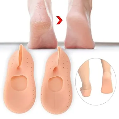 Silicone Gel Full‑Length Heel Protector Moisturizing Socks for Cracked Feet & Heel Pain Relief Unisex