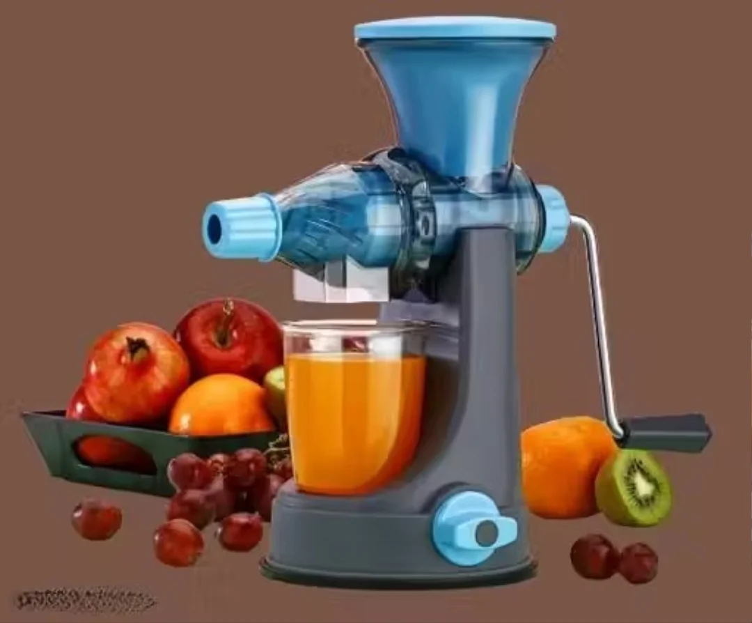 Fruit & Vegetable Manual Juicer | BPA Free Steel-Handle Compact Travel Juicer image 1