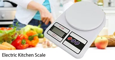 Digital Kitchen Food Weighing Scale 10 Kg | 1 g Accuracy LCD Scale for Baking, Cooking, Diet & Fitness thumbnail 2