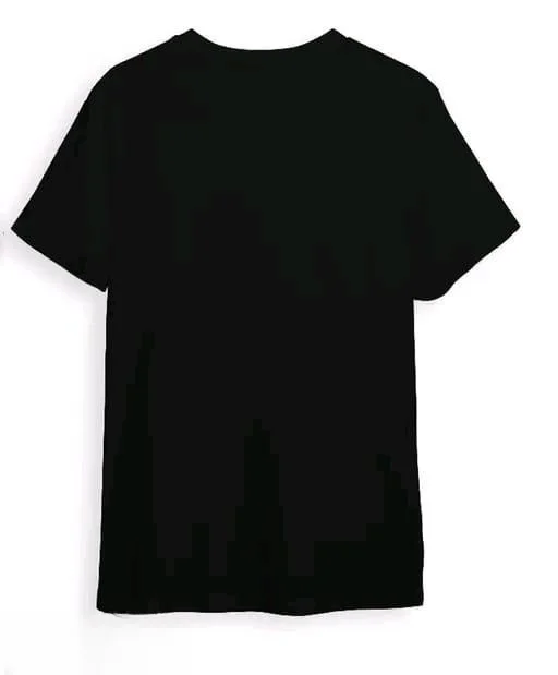 Unisex Oversized Cotton Blend Half Sleeve Printed Down Shoulder T-Shirt| Size XL image 2
