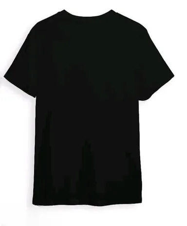 Unisex Oversized Cotton Blend Half Sleeve Printed Down Shoulder T-Shirt| Size XXL thumbnail 1