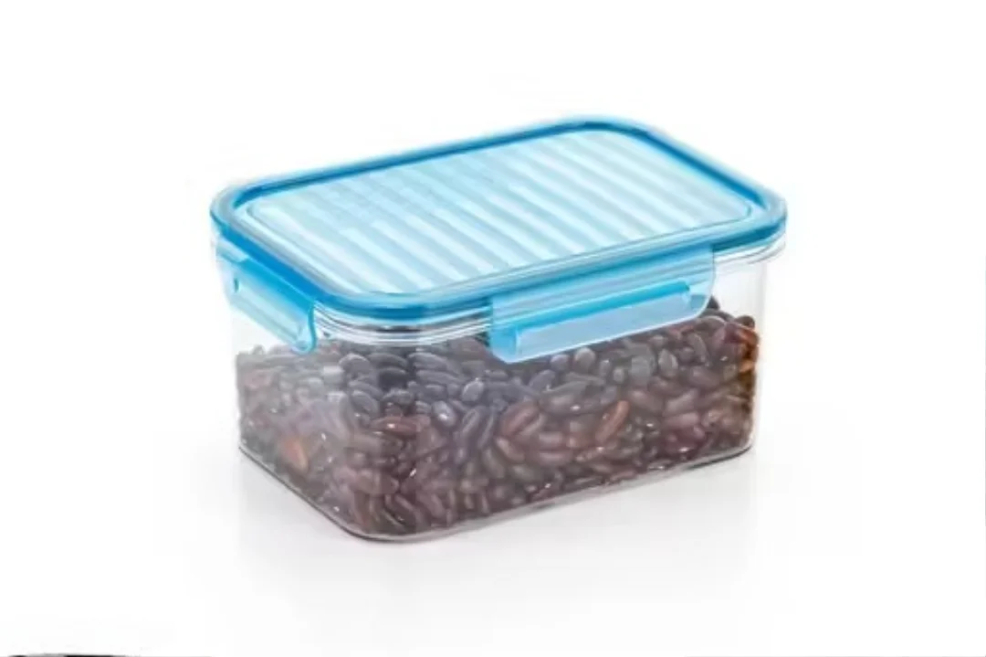 Food Fresh Container 3 Pcs Set Blue | Leakproof BPA-Free Fridge Storage Boxes | Kitchen & Refrigerator Storage image 3