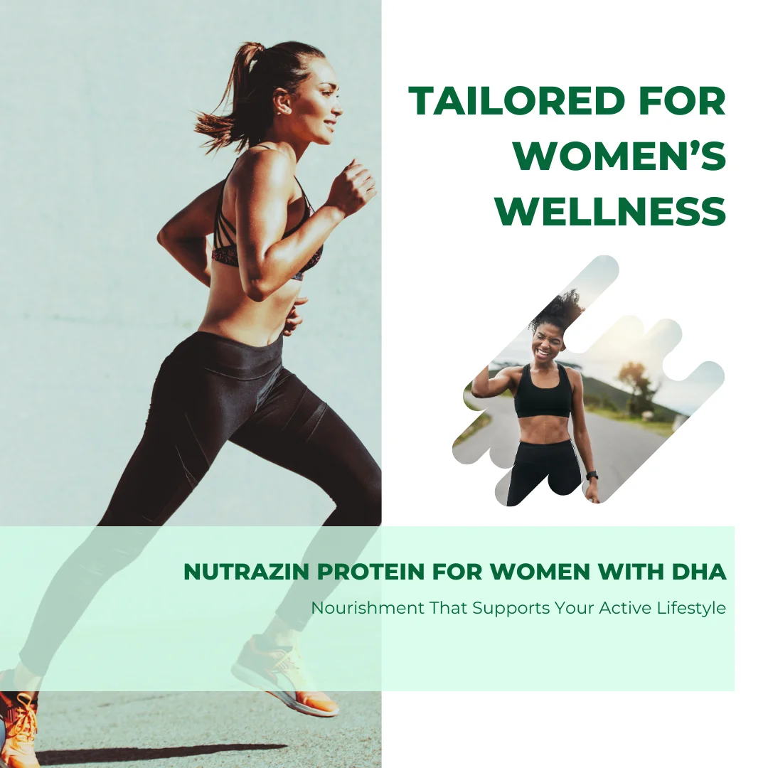 Nutrazin Women’s Protein Powder | High Protein Supplement with DHA | Antioxidants & Vitamins | 200g Wellness Formula image 3