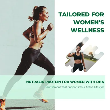 Nutrazin Women’s Protein Powder | High Protein Supplement with DHA | Antioxidants & Vitamins | 200g Wellness Formula thumbnail 2