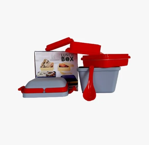 Travelling Lunch Box Multi colour | Reusable & Easy to Handle | handy travel lunch container image 2