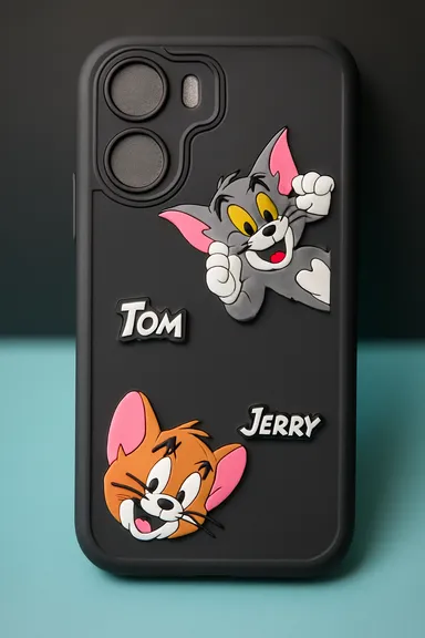 Tom and Jerry Vivo Y16 Back Cover | Cute Cartoon Protective Mobile Case thumbnail 0