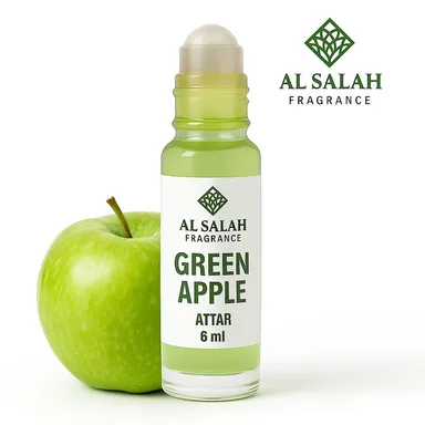 Green Apple Roll‑On Fragrance Oil 6 ml | Alcohol‑Free | Long‑Lasting | Crisp Fruity Aroma thumbnail 0