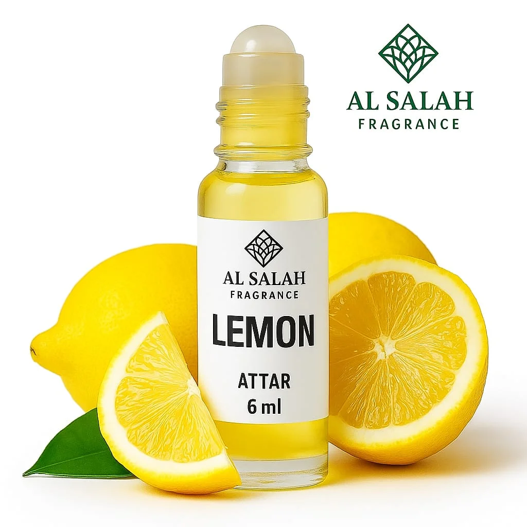 Lemon Fresh Fragrance Oil 6ml Roll On | Natural Citrus Scented Essential Oil for Skin | Refreshing Roll-On Perfume image 1