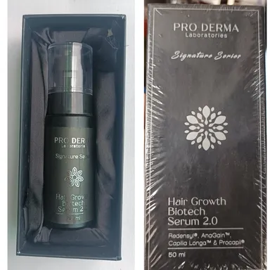 Pro Derma Advanced Biotech Hair Growth Serum | Anti Hair Loss | Thicker Stronger Healthier Hair thumbnail 1