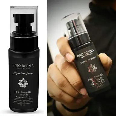 Pro Derma Advanced Biotech Hair Growth Serum | Anti Hair Loss | Thicker Stronger Healthier Hair thumbnail 2