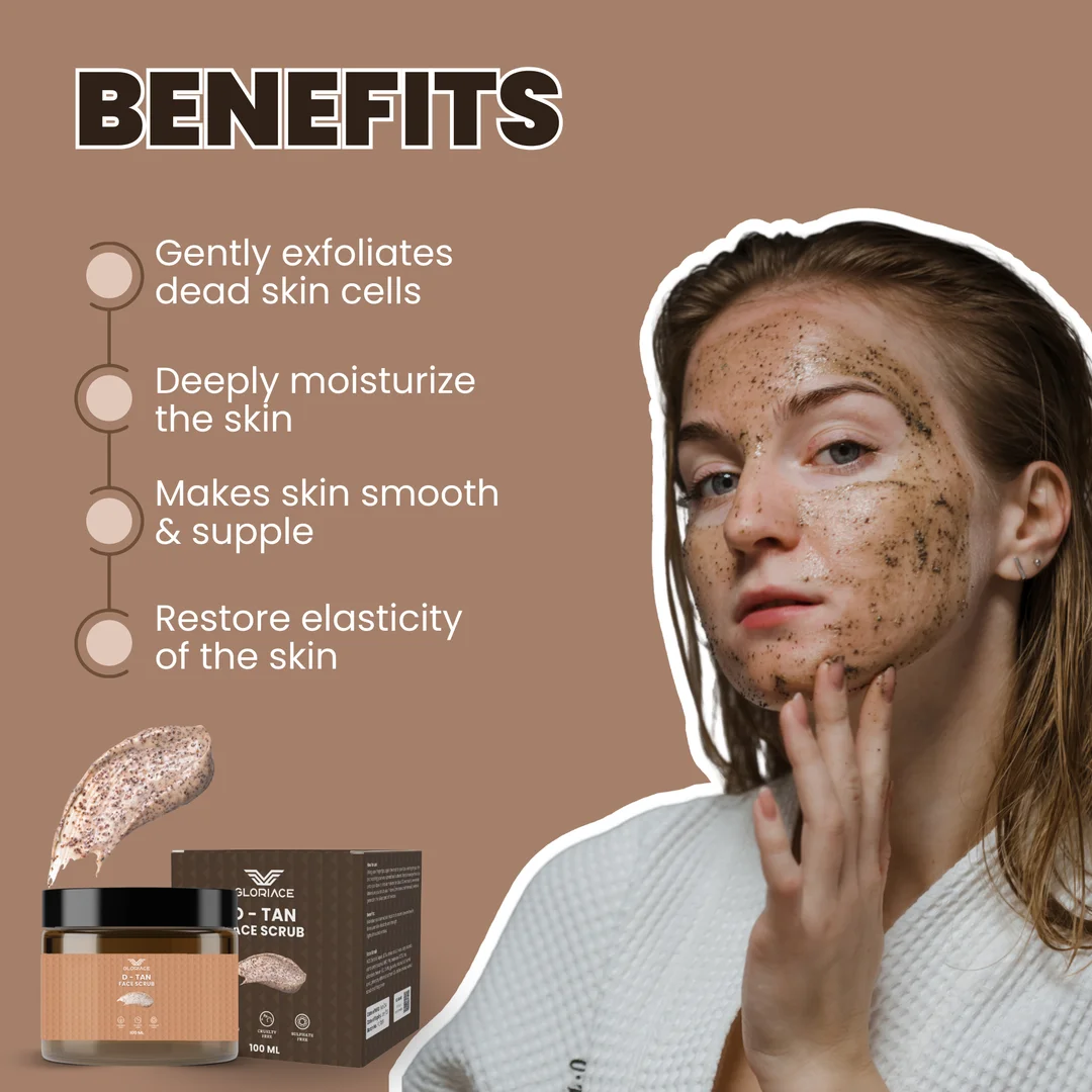 Face Scrub for Women | Coffee Aloe Vera Almond Oil | 100 g| glow‑boost image 7