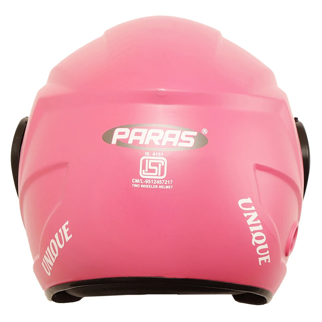  Open Face Motorbike Helmet | Safe Riding Scooty Helmet | Matt Pink | For Men Women Girls Boys image 4