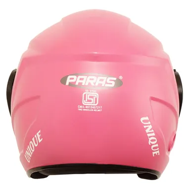  Open Face Motorbike Helmet | Safe Riding Scooty Helmet | Matt Pink | For Men Women Girls Boys thumbnail 3