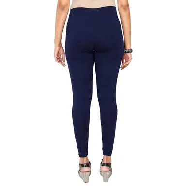 Soft Ankle Fit Leggings Navy Blue | Stretchy Comfortable Leggings | Women’s Casual & Activewear thumbnail 2