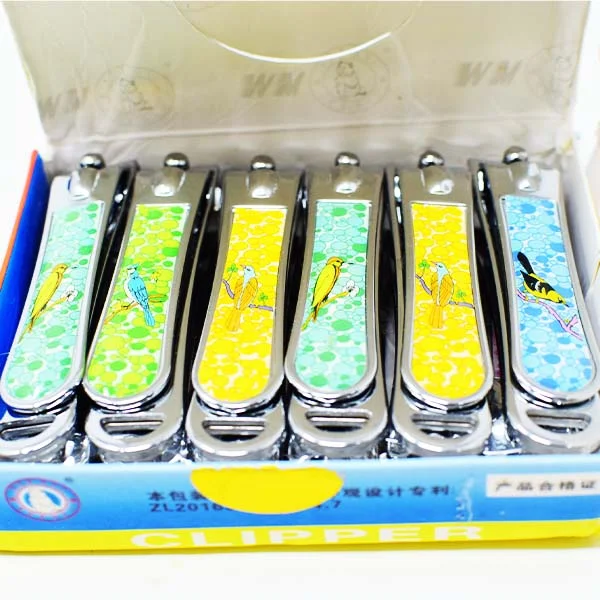 Printed Nail Clipper Set for Fingernails and Toenails Gift Pack with Multi-Colour Printed Handles, Stainless Steel Sharp Blades, Portable Grooming Kit for Men Women Kids image 1