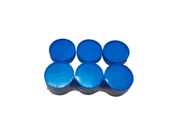 Easy Jar 50 ml Set of 6 Pieces| Blue Glass Storage Containers| Small Jars for Kitchen & Organizing| Multi-Purpose| Durable| Affordable image 1