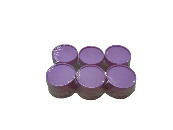 Easy Jar 50ml Pink Storage Jar Set of 6 | Food Grade Plastic| Small Mini Spice & Cosmetic Use image 3