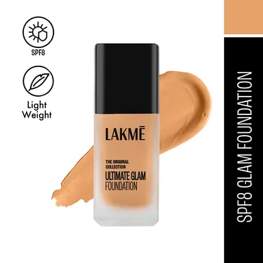 Lakme Invisible Finish Foundation SPF 8 | Lightweight Liquid Makeup | Natural Look| Long Lasting | For Women| Skin Tones