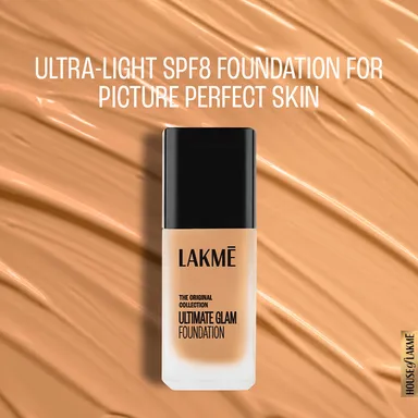 Lakme Invisible Finish Foundation SPF 8 | Lightweight Liquid Makeup | Natural Look| Long Lasting | For Women| Skin Tones thumbnail 3