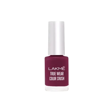 Lakme True Wear Nail Color | Glossy Long-Lasting Nail Polish| Resin-Based Enamel For Women| Bridal & Party Shades