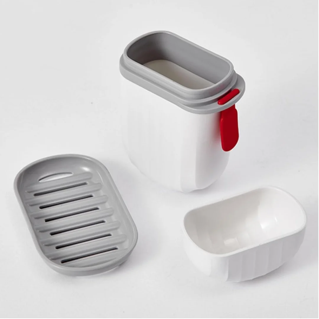 V3Deals Durable, Dust-Proof Case for Shower, Hiking, Gym – Travel Soap Holder (1pc) image 2