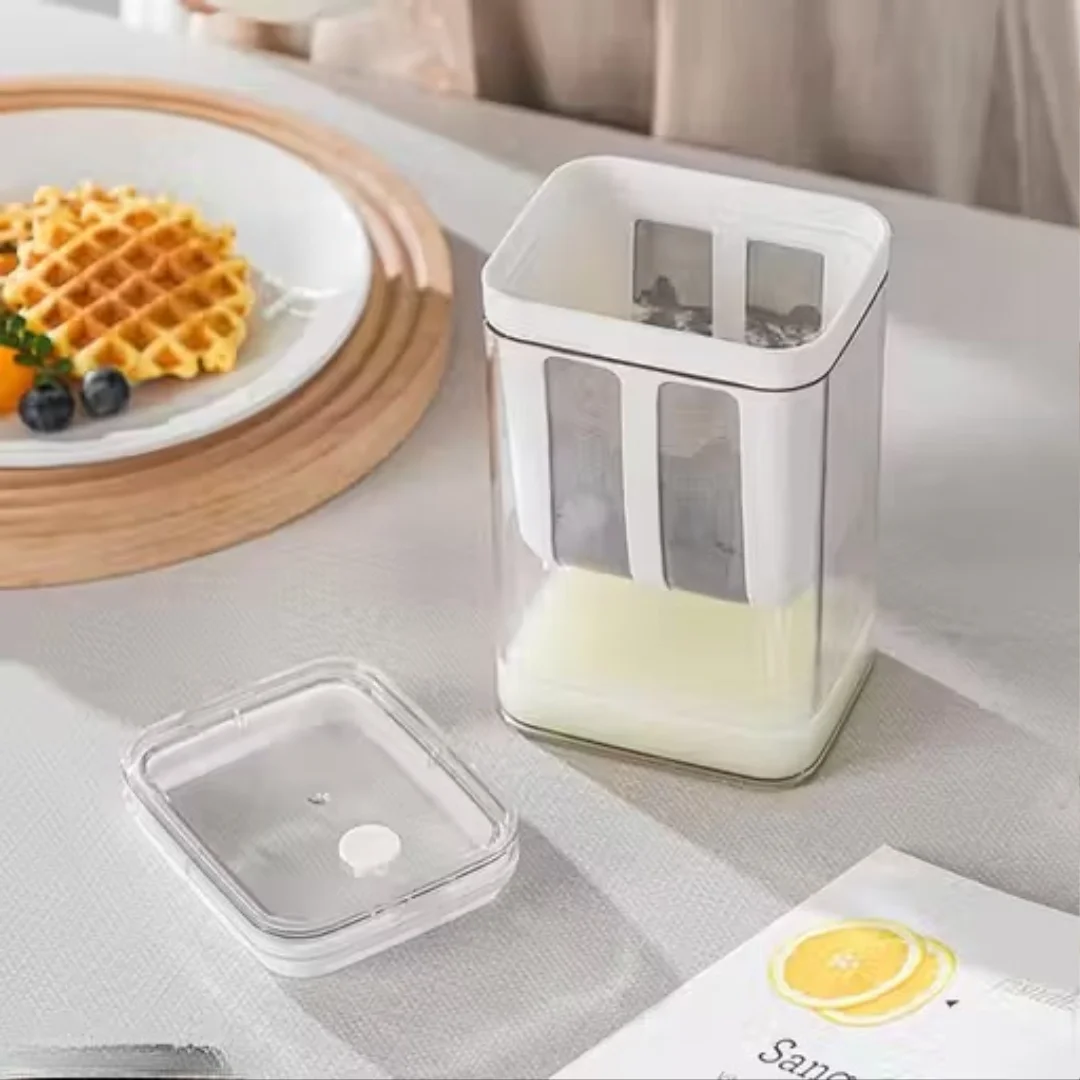 Multi-Purpose Plastic Strainer with Fine Mesh & Lid | Homemade Kefir Strainer | Durable Kitchen Strainer image 1