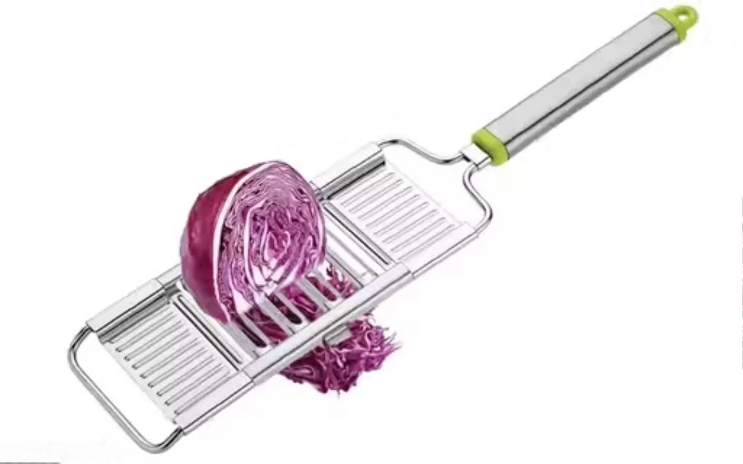 Stainless Steel Grater | Multi-Functional Slicer | Compact Food Preparation Tool | Kitchen Grater for Cheese, Vegetables & Potatoes image 2