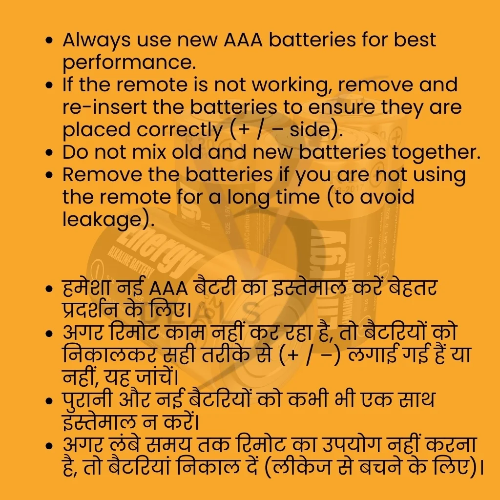 V3Deals Remote Compatible for Samsung Led/LCD TV | Non Voice | Works with All Led/LCD Tv Model No:- Bn59-607A Black | Exactly Same Remote Will Work Only (Samsung Normal Non Voice) image 10