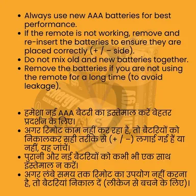 V3Deals Remote Compatible for Samsung Led/LCD TV | Non Voice | Works with All Led/LCD Tv Model No:- Bn59-607A Black | Exactly Same Remote Will Work Only (Samsung Normal Non Voice) thumbnail 9