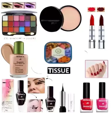 Milan'o di Beauty Full Makeup Kit Multicolor Combo Set for Girls & Women | Starter All‑in‑One Face Collection thumbnail 0
