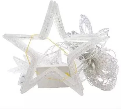 BrightGlow Yellow Star LED Light String | Energy Saving Decorative Lights for Festivals and Parties image 2