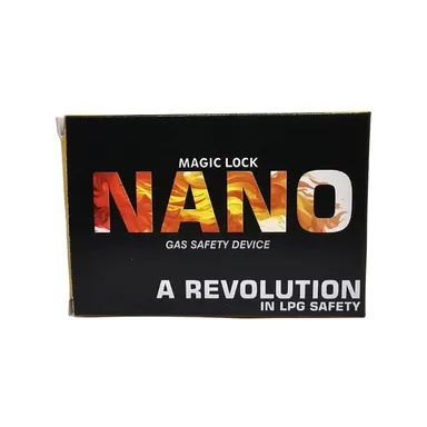 Magic Lock Gas Safety Device Nano Technology Automatic LPG Gas Leak Detector with Auto Shut Off ISI Compatible Cylinder Safety Lock for Home Kitchen Protection India thumbnail 2