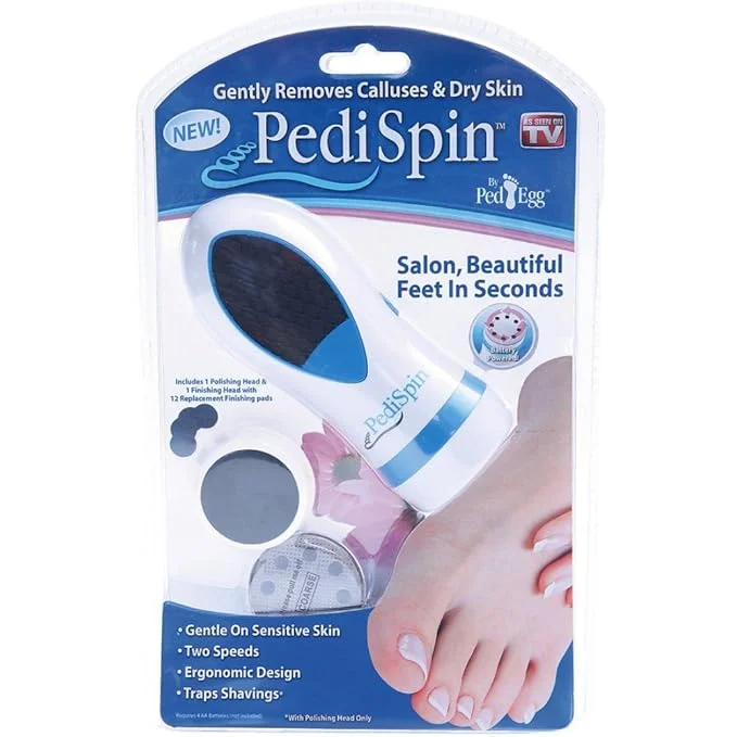 Pedi Spin Foot Callus Remover | Electronic Dual‑Speed Painless Callus, Corn & Dead Skin Remover | Travel‑Friendly Foot Care Tool image 1