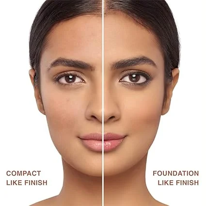 Lakme Unreal Dual Cover Pressed Powder 2 In 1 Compact | Foundation | Non Cakey Lightweight Long Lasting 10 Ivory 9g | Ideal for Oily Skin Perfect for Everyday Use image 4