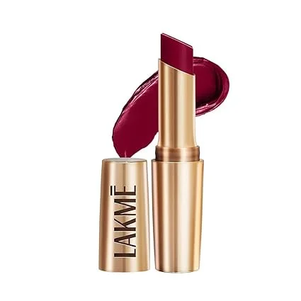 Lakme 9TO5 Primer | Matte Lip Color MP6 Deep Wine Long-Lasting Matte Finish 3.6g | Affordable All-Day Wear Lipstick image 1