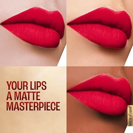 Lakme 9TO5 Primer | Matte Lip Color MP6 Deep Wine Long-Lasting Matte Finish 3.6g | Affordable All-Day Wear Lipstick image 6